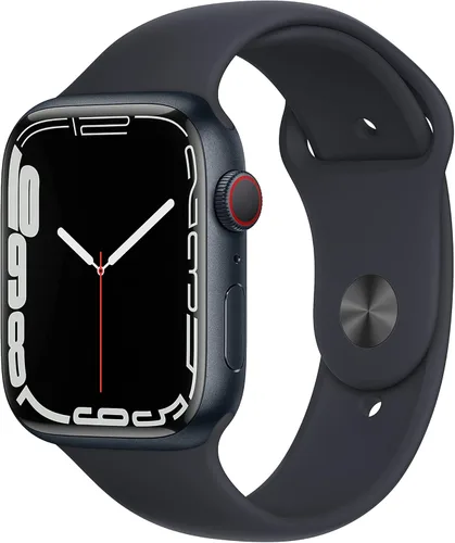 Miniatura 7 de Apple Watch - Serie 7 [GPS 41mm] Reloj inteligente con caja de aluminio azul con correa deportiva azul abismo. Rastreador de actividad física