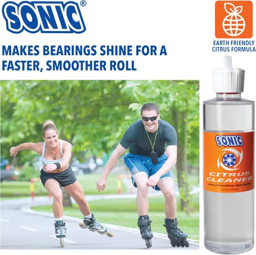 Miniatura 2 de SONIC Citrus - Limpiador de rodamientos de patines, limpia patines en línea, patines y rodamientos de patineta, respetuoso con el medio ambiente, 8