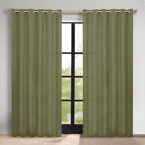 Miniatura 101 de Superior Cortinas Opacas, Oscurecimiento de Habitación, Dormitorio, Cortinas, Cocina, Acentos de Ventana de Sala de Estar, Bloqueo Solar, Térmico