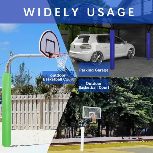 Miniatura 6 de Almohadilla de seguridad resistente para postes redondos de 3 a 5 pulgadas, impermeable y duradera, garaje, sótano, almohadilla de seguridad