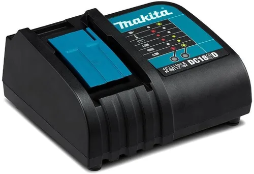 Miniatura 5 de Makita DC18RD Cargador óptimo rápido de doble puerto de iones de litio de 18 V, 2 puertos