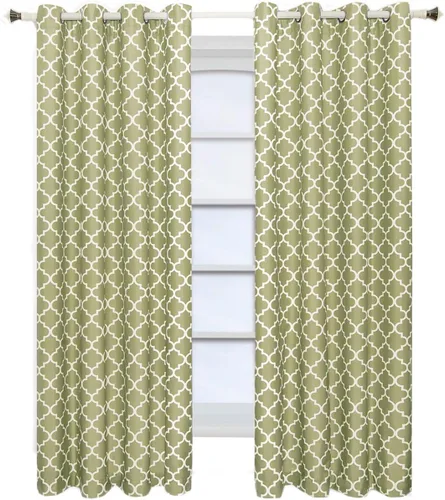 Miniatura 16 de Panel de cortina Meridian Blackout para ventana, par de paneles/conjunto de 2, por Royal Hotel