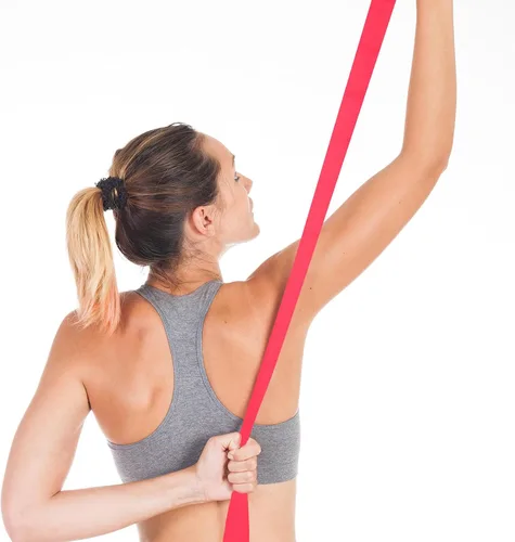 Miniatura 6 de Versátil banda de resistencia de yoga para entrenamiento de fuerza de cuerpo completo, estiramiento, pilates, entrenamiento, uso de banda
