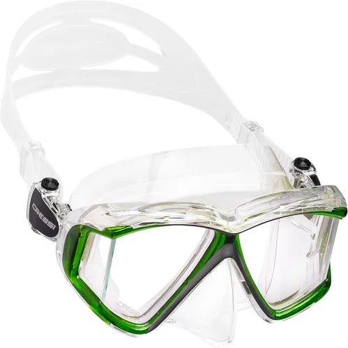 Miniatura 10 de Cressi Wide View Dive Mask - 4-Window Tempered Glass - Soft Silicone Skirt for Perfect Seal - Pano 4: Designed in Italy