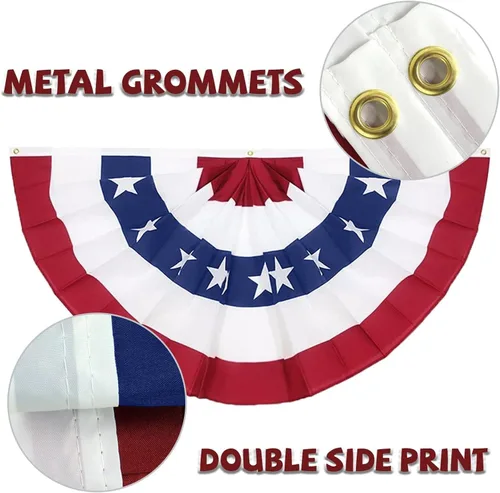 Miniatura 3 de Paquete de 1 bandera de Estados Unidos de 3 x 6 pies, banderas grandes de Estados Unidos con diseño de estrellas patrióticas y rayas para el 4