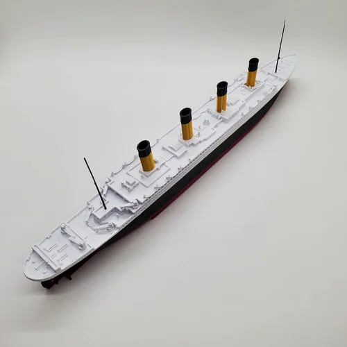 Miniatura 7 de THEROLLER3D RMS Titanic Model Ship 1 pie de largo montado, históricamente preciso, réplicas Titanic