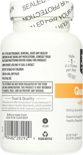 Miniatura 4 de Whole Foods Market, Quercetina con bromelina, 100