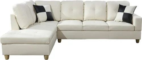 Miniatura 8 de Juego de sofá modular F091-F094 Crema Blanco