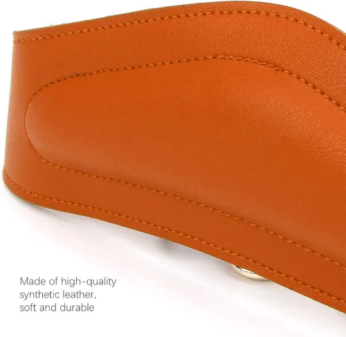 Miniatura 8 de Correa de saxofón acolchada para el cuello de saxofón con gancho giratorio, Naranja