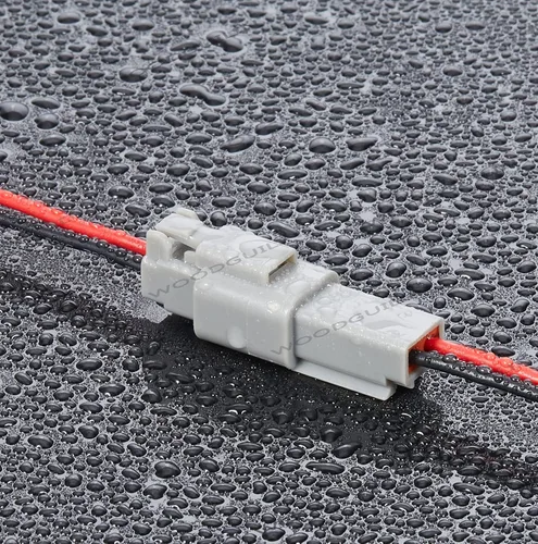 Miniatura 3 de Deutsch Conector DT de 2 Pines, Conector Eléctrico Automotriz Impermeable DT de 2 Vías Macho Hembra Enchufe Arnés de Cableado, con Cable de Alambre