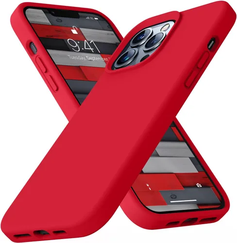 Miniatura 68 de Funda compatible con iPhone 13 de 6.1 pulgadas, de silicona líquida premium [forro de microfibra suave antiarañazos], goma de gel, protección Uva