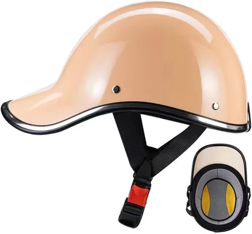 Miniatura 10 de Casco eléctrico retro Vespa para jóvenes, medio casco de motocicleta para adultos, casco ligero de invierno aprobado por DOT para hombres y mujeres