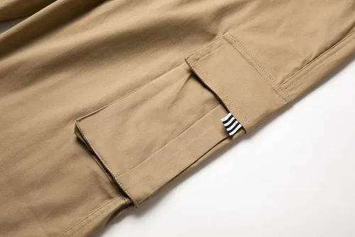 Miniatura 6 de AIFARLD Pantalones cargo para hombre con bolsillos, pantalones deportivos de algodón para senderismo, casuales, atléticos, deportivos