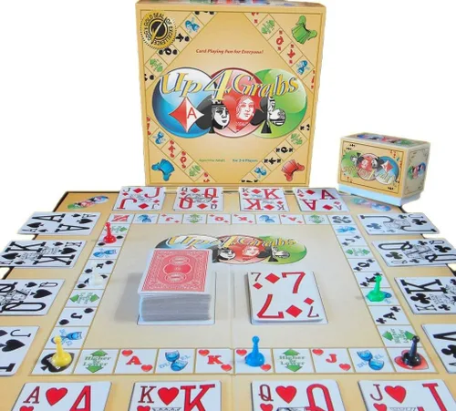 Miniatura 4 de Jinx + Up 4 Grabs + Eyecatcher = Triple Play Juego de mesa familiar para noche