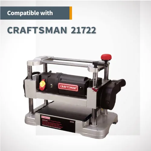 Miniatura 7 de POWERTEC 12804 - Juego de 2 cuchillas de repuesto HSS de 12 pulgadas para maquinaria central 95082, Craftsman 21722 21780 217220
