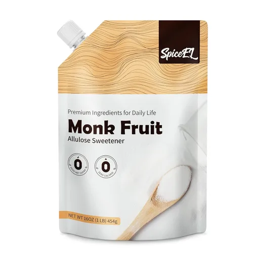 SPICEEL Paquete económico de 3: sustituto de azúcar de mezcla de alulosa de fruta de monje | 3 bolsas de 1 libra | Sin eritritol, cero carbohidratos