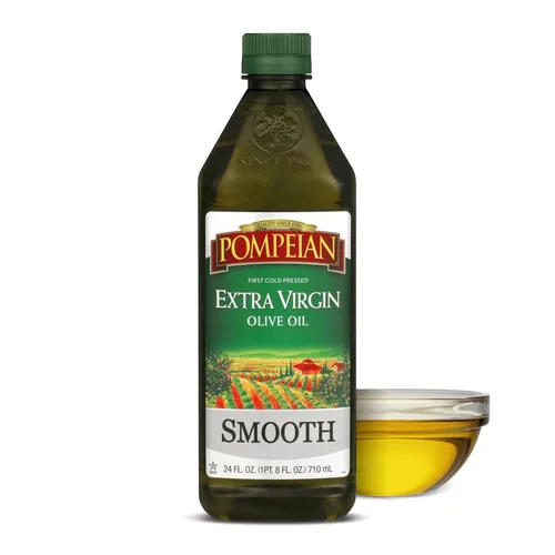 Miniatura 8 de Aceite de Oliva Extra Virgen Suave Pompeian, Contiene Polifenoles, Primer Prensado en Frío, 101 Fl Oz