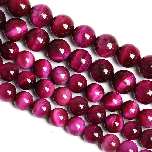 Miniatura 47 de 100 cuentas redondas sueltas de hematita negra de grado AAA para hacer joyas y pulseras