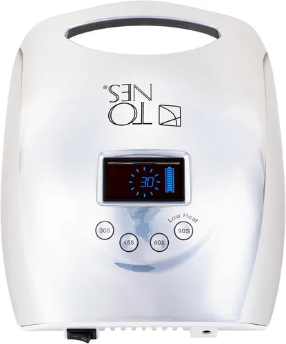 Miniatura 5 de TONES Lámpara UV/LED profesional, inalámbrica y recargable para manicura y pedicura de grado profesional, 4 ajustes de temporizador, lámpara de uñas