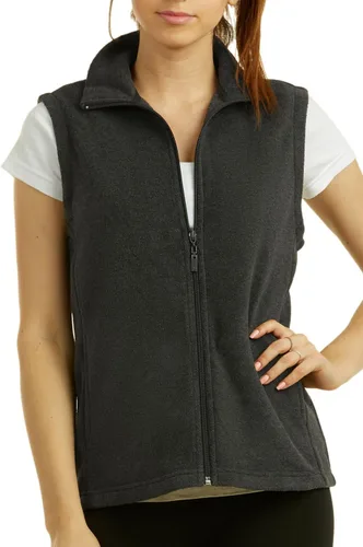 Miniatura 4 de Chaleco de invierno de forro polar con cremallera completa para mujer