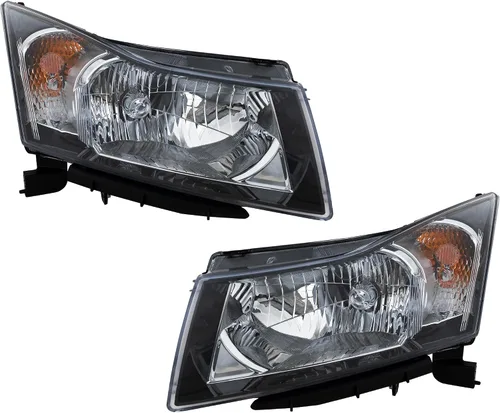 Evan Fischer Faro delantero del lado del conductor y del pasajero para Chevrolet Cruze 2012-2015 halógeno con bombilla(s) Reemplaza# 95291964