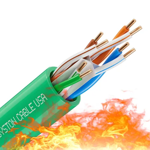 Miniatura 14 de Syston Cable Technology Cable de Internet Ethernet Cat6e – 10 pies, 600 MHz 23AWG de alambre de cobre sólido desnudo apto