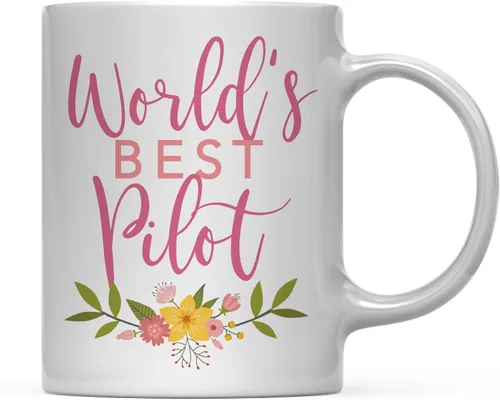 Miniatura 9 de Andaz Press Taza de café de 11 oz, regalo de broma de la mejor abbuela del mundo, diseño floral, paquete de 1
