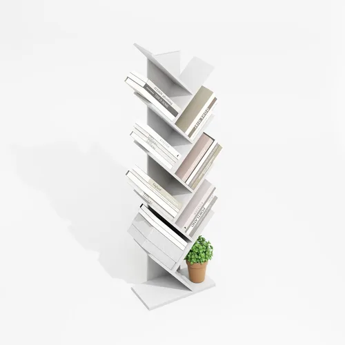 Miniatura 17 de FURINNO JAYA Torre de almacenamiento multimedia de 6 niveles, Espresso