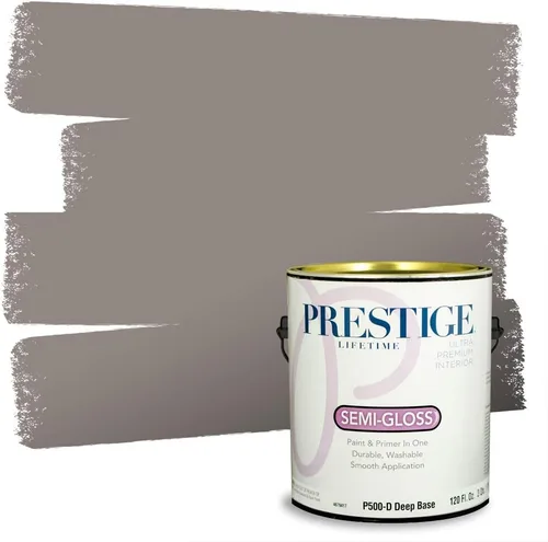 Miniatura 48 de PRESTIGE Paints - Pintura interior e imprimación en uno, 1 galón, cáscara de huevo, pimienta envejecida