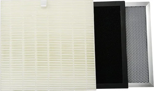 Miniatura 4 de OdorStop OSAP7B - Purificador de aire 7 en 1 con filtro HEPA verdadero, carbón activo, ionizador, TiO2, 3 placas de ozono y control remoto