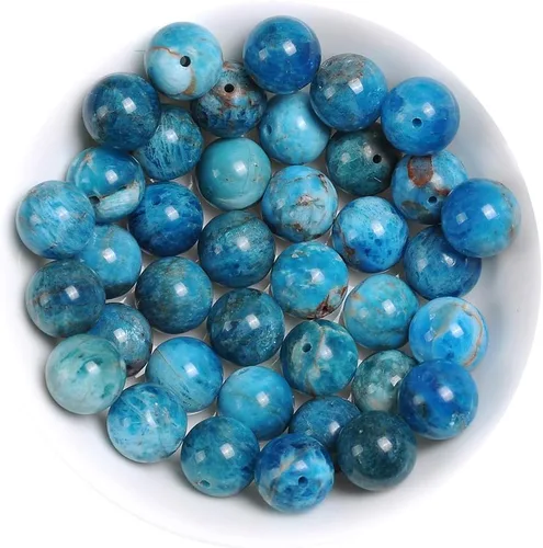 Miniatura 5 de Cuentas de apatita para hacer joyas 0.236 in Cuentas redondas de piedra para pulseras piedra de jaspe natural 60pcs/Strand