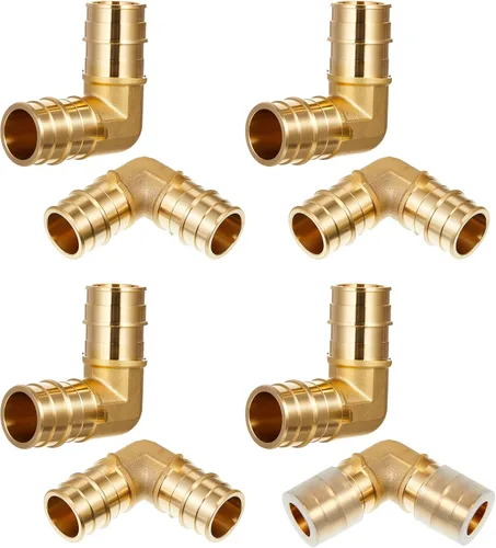 Miniatura 13 de 1 "X 1" Codo de 90 grados Pex A Accesorios de expansión Accesorios de latón Herramienta de crimpado Pex para conexión de tubería de tubería, ASTM