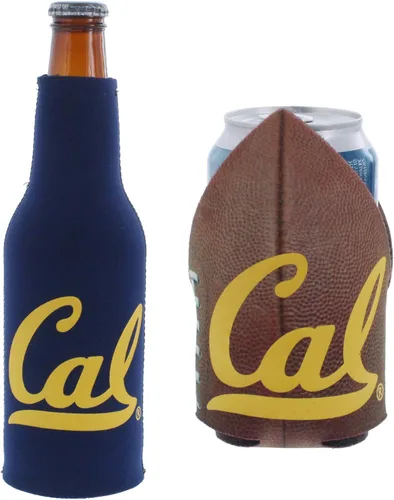 Miniatura 40 de College Team Color Logo Can & Bottle Holder Insulator Beverage Cooler Set