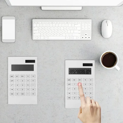 Miniatura 4 de STOBOK Solar Cute Use Daily Screen Supplies Calculación LCD Escritorio Delgado para Plana Ultradelgada Power Thin Home Ultra, papelería Calculadora