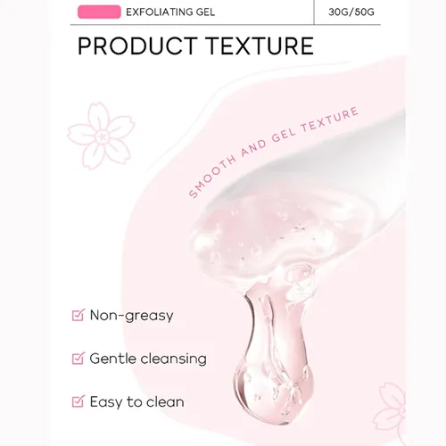 Miniatura 6 de Gel exfoliante purificador, exfoliante facial, geles hidratantes suaves para el cuerpo, limpieza profunda, para todo tipo de piel (1 unidad)