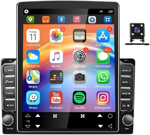 Radio de coche doble DIN de 9.7 pulgadas para Ford F150 2009 2010 2011 2012 2013 2014 pantalla táctil GPS navegación estéreo con CarPlay inalámbrico