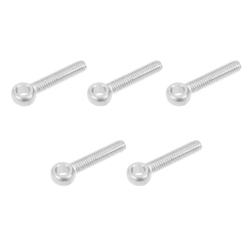 Miniatura 27 de METALLIXITY Perno de elevación oscilante de hombro (M6 x 0.787 in), 5 unidades, pernos de ojo de acero inoxidable 304, para renovación del hogar