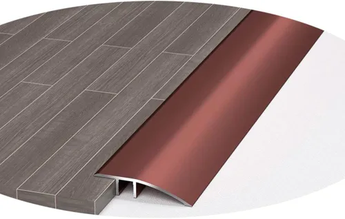 HCZION 1 tira de umbral para puerta, tira de transición de aluminio, tira de transición de piso, rampa de umbral de alfombra, reductor de umbrales