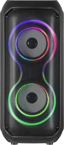 Miniatura 2 de IQ Sound IQ-3404BT - Sistema de altavoces de alta eficiencia de 2 x 4 pulgadas, Bluetooth habilitado con TWS, luces LED coloridas, entradas