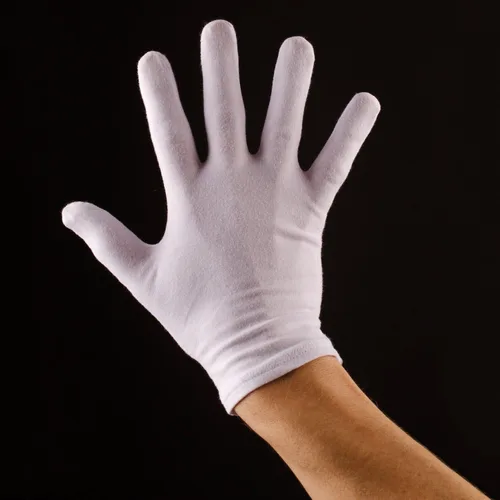 Miniatura 3 de Eboot Juego de 24 pares de guantes de algodón blancos de Navidad de 8 pulgadas para fiesta de cosplay de Papá Noel