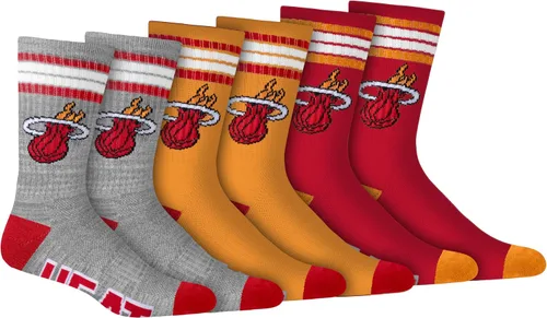 Miniatura 10 de Ultra Game Men's NBA Official Athletic Cushioned Secure Fit Team Crew Socks-3 Pack