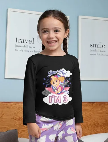 Miniatura 3 de Paw Patrol Skye - Camiseta de manga larga para niña de 3er cumpleaños