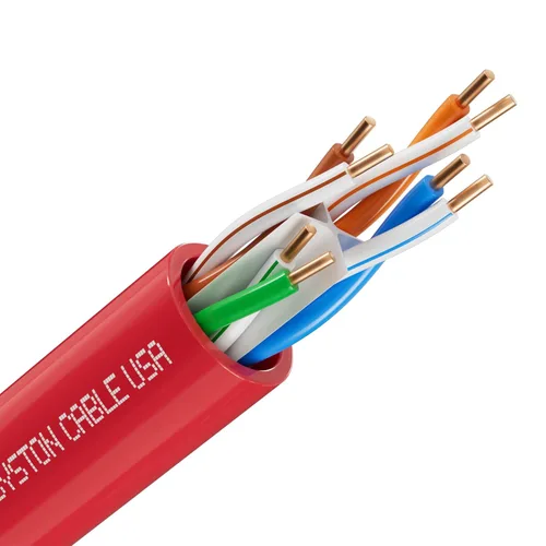 Miniatura 23 de Syston Cable Technology Cable de Internet Ethernet Cat6e – 10 pies, 600 MHz 23AWG de alambre de cobre sólido desnudo apto