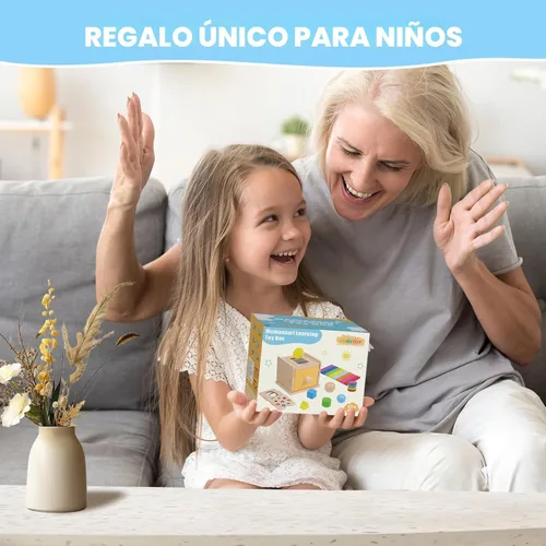 Miniatura 6 de YHHYTOY Juguetes Montessori para niños de más de 1 año, Caja de Monedas de 4 en 1 para la Permanencia de Objetos, Caja de Clasificación