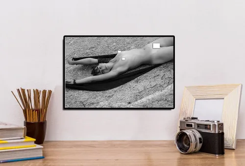 Miniatura 3 de Almendra Blue 3, Original handmade Fine Art Nude, photography printed and signed by Walter Bosque