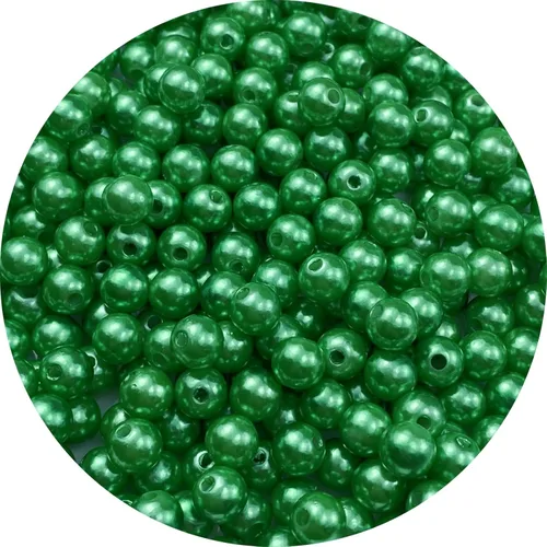 Miniatura 21 de Pinhoollgo 800pcs Pearl Beads 6mm Round Pearl Beads with Hole for DIY Bracelet Necklace Jewelry Making Supplies Handmade Craft(White)