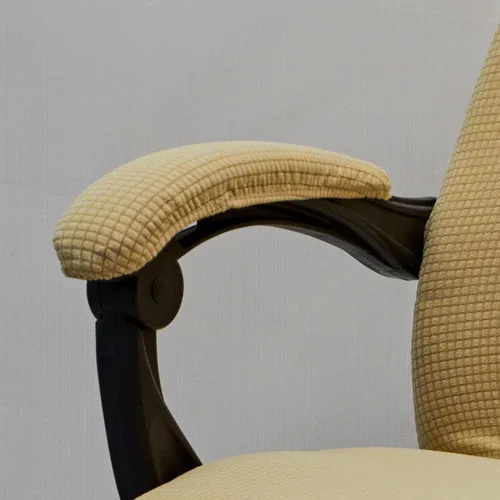 Miniatura 5 de Melaluxe 2 fundas de poliéster extraíbles para reposabrazos de silla de oficina (beige)