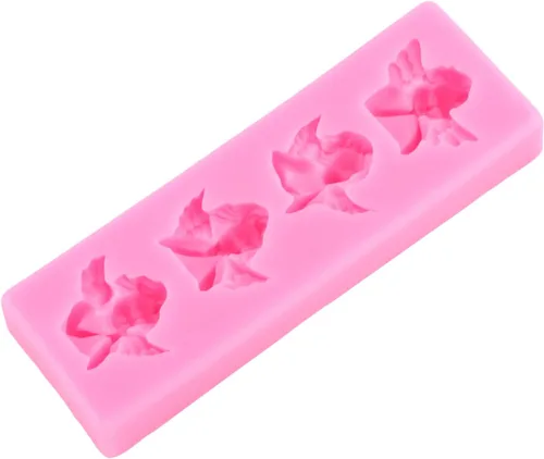 Miniatura 7 de Moldes de silicona para decoración de pasteles de querubín de ángel para decoración de pasteles, decoración de cupcakes, azúcar, manualidades