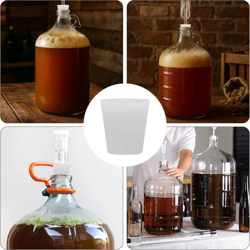 Miniatura 6 de 3 tapones de esclusa de aire, tapón de goma # 4, tapones de goma sólida para conservar, elaborar cerveza, fermentar chucrut, hacer vino, Kimchi