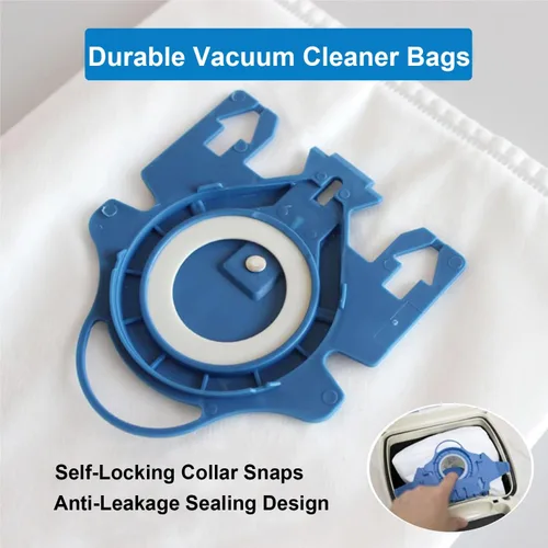 Miniatura 4 de Paquete de 12 bolsas 3D Airclean compatibles con Miele 3D GN bolsas de aspiradora completas C2 C3, Classic C1, S8, S5, S2, S227/S240 S270/S280 S400
